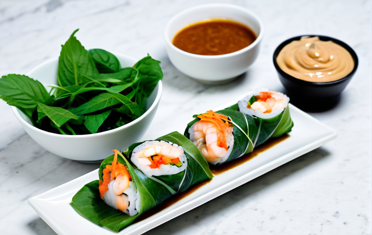 허브를 활용한 세계 각국의 요리 - Vietnamese-Style Taco**

"A vibrant taco filled with seasoned ground beef, shredded lettuce, diced t...